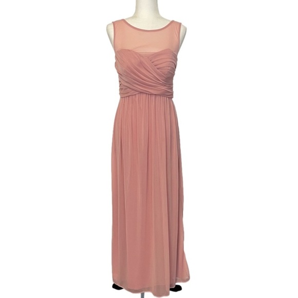 Blush Pink Ballet Formal Gown David’s Bridal Size 10 - Picture 1 of 15